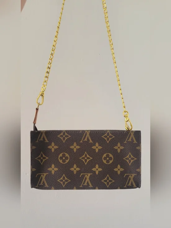 Authentic Louis Vuitton Brown Monogram Pouch,serial number:AR0997 - Picture 8 of 16